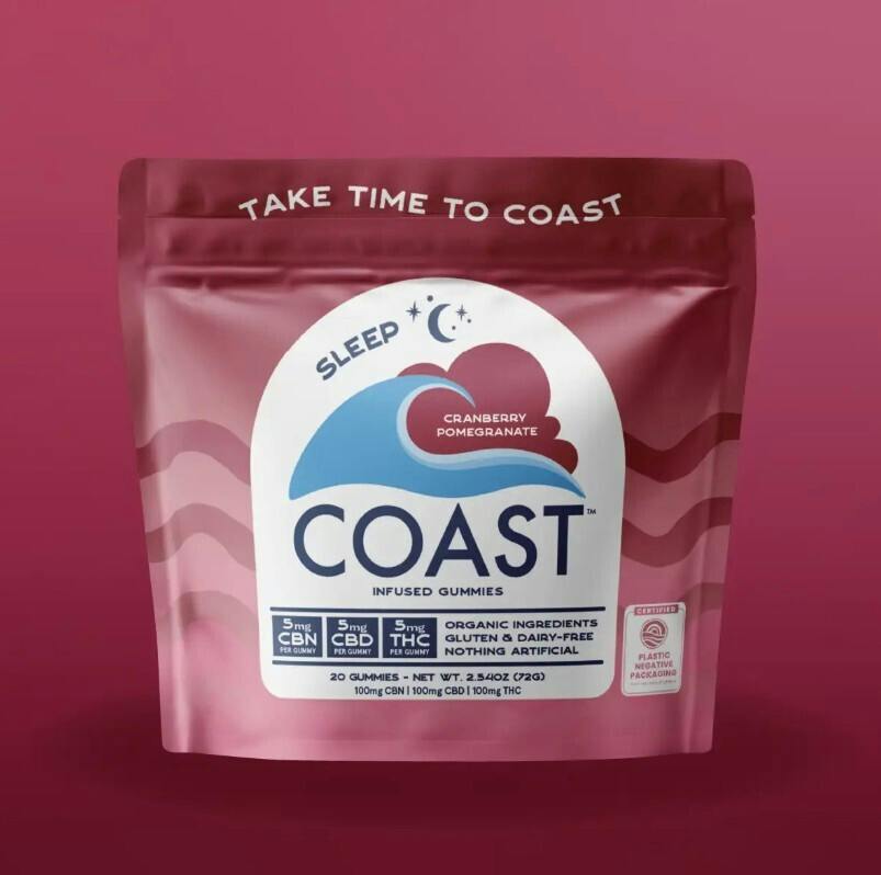 Gummies | Cranberry Pom 5:5:5 (CBN:CBD:THC) | 20pk | 00461