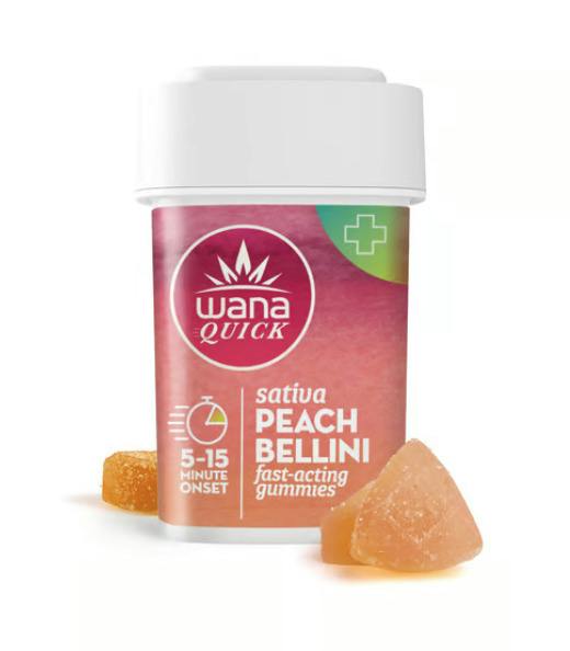 Gummies | Wana Quick Peach Bellini | 20ct | 00506