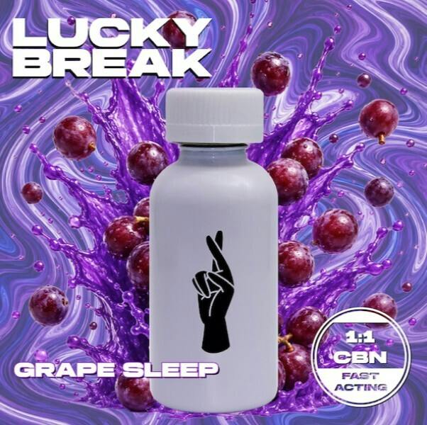 Edibles | Lucky Elixir | Grape Sleep 1:1 THC:CBN | 0137 at Nightjar East Lyme Dispensary