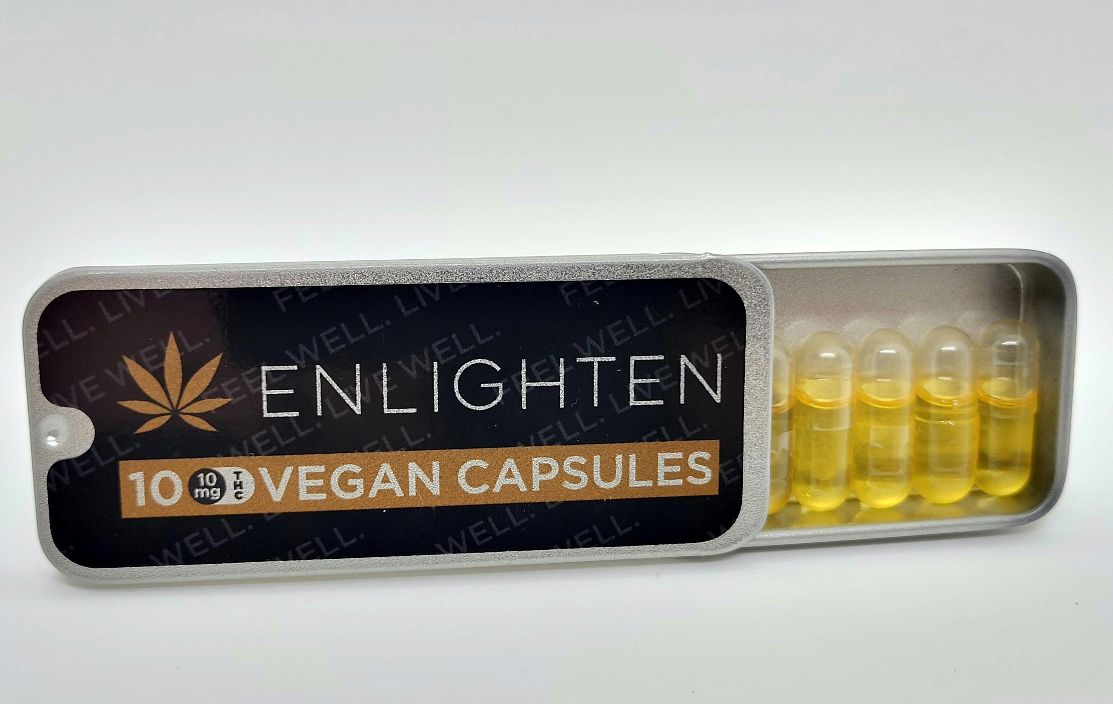 100mg Vegan Sativa Capsules by Enlighten Extracts