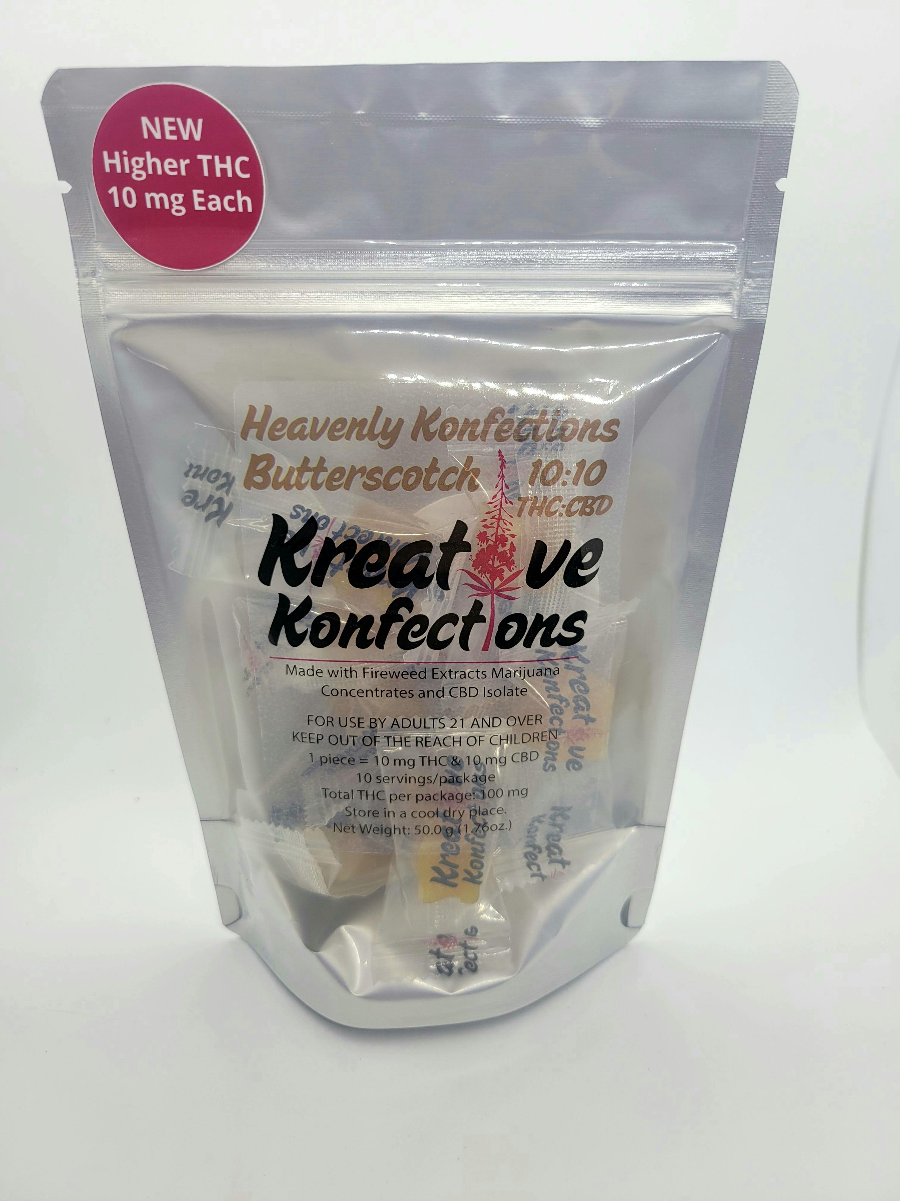 100mg Butterscotch Heavenlys w/CBN by Kreative Konfections