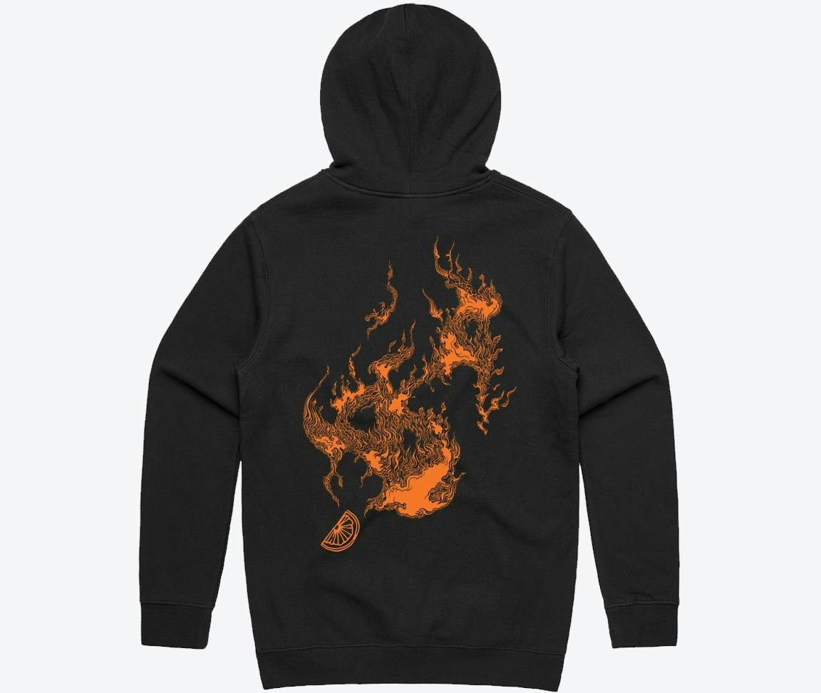 Blaze Orange Hoodie 2XL