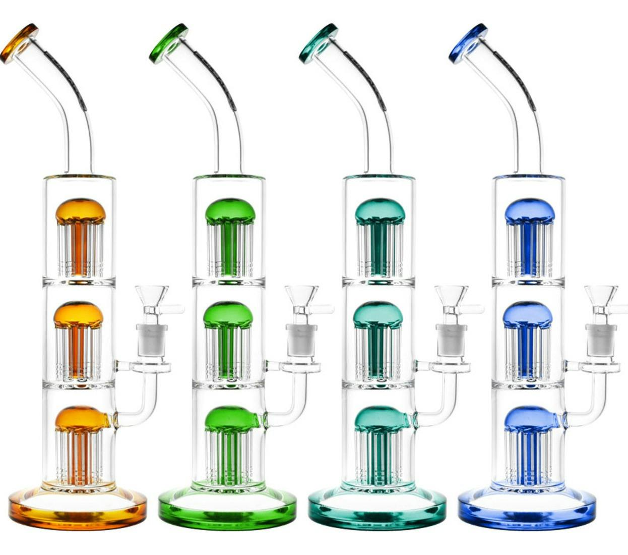 Triple Perc Bong