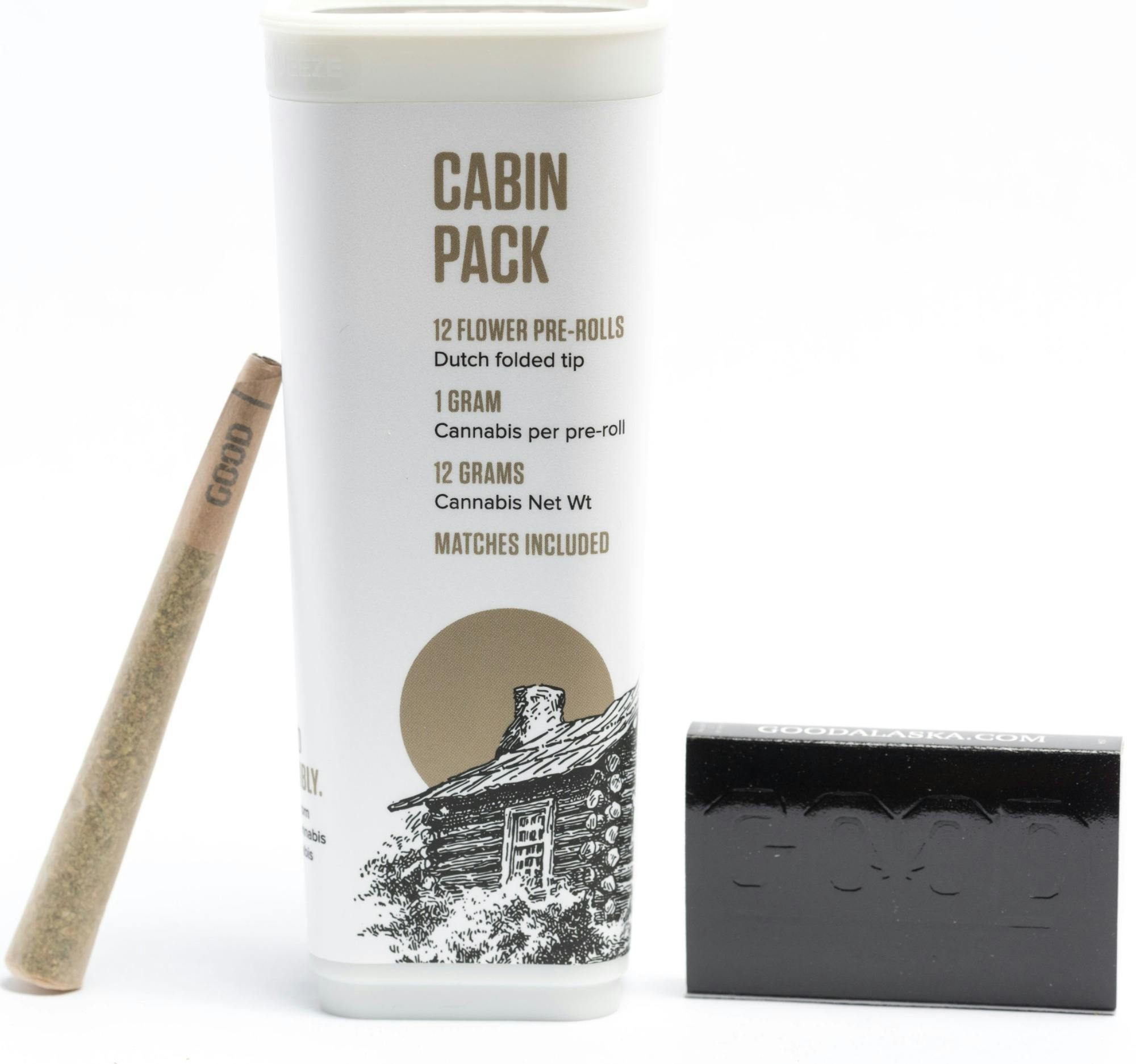 Durban Poison (12) 1g Cabin Pack Pre-Rolls