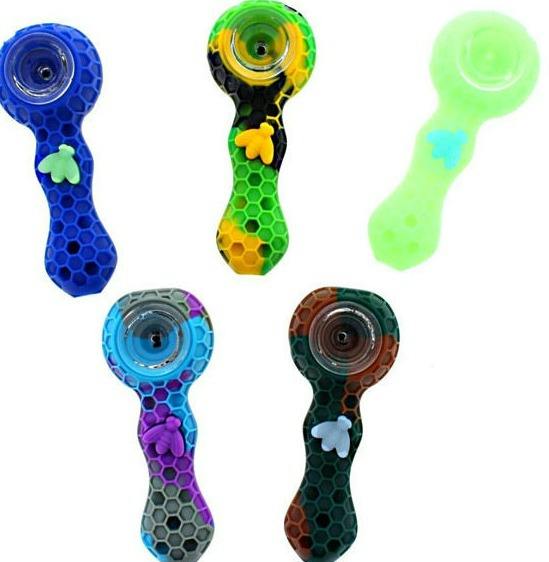 Silicone Hand Bee Pipe