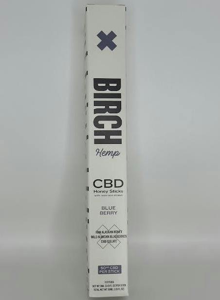 Blueberry CBD Honey Sticks 10 pack