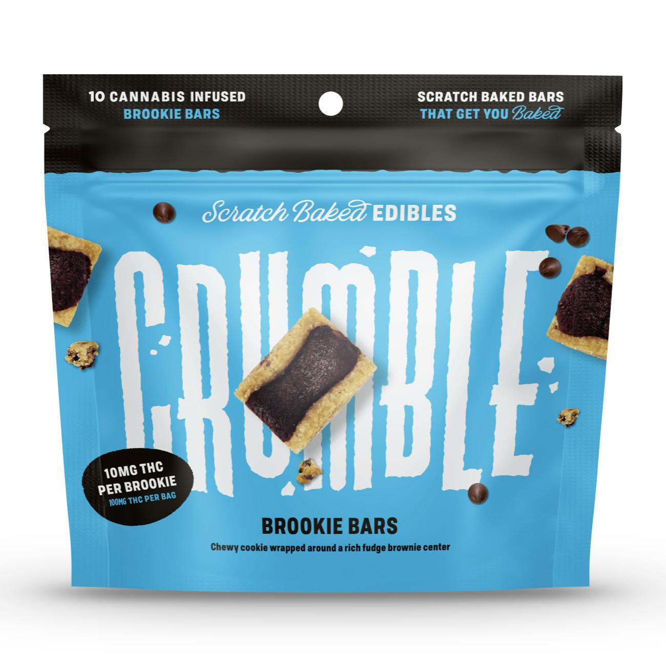 100mg Brookie Bars (Crumble)