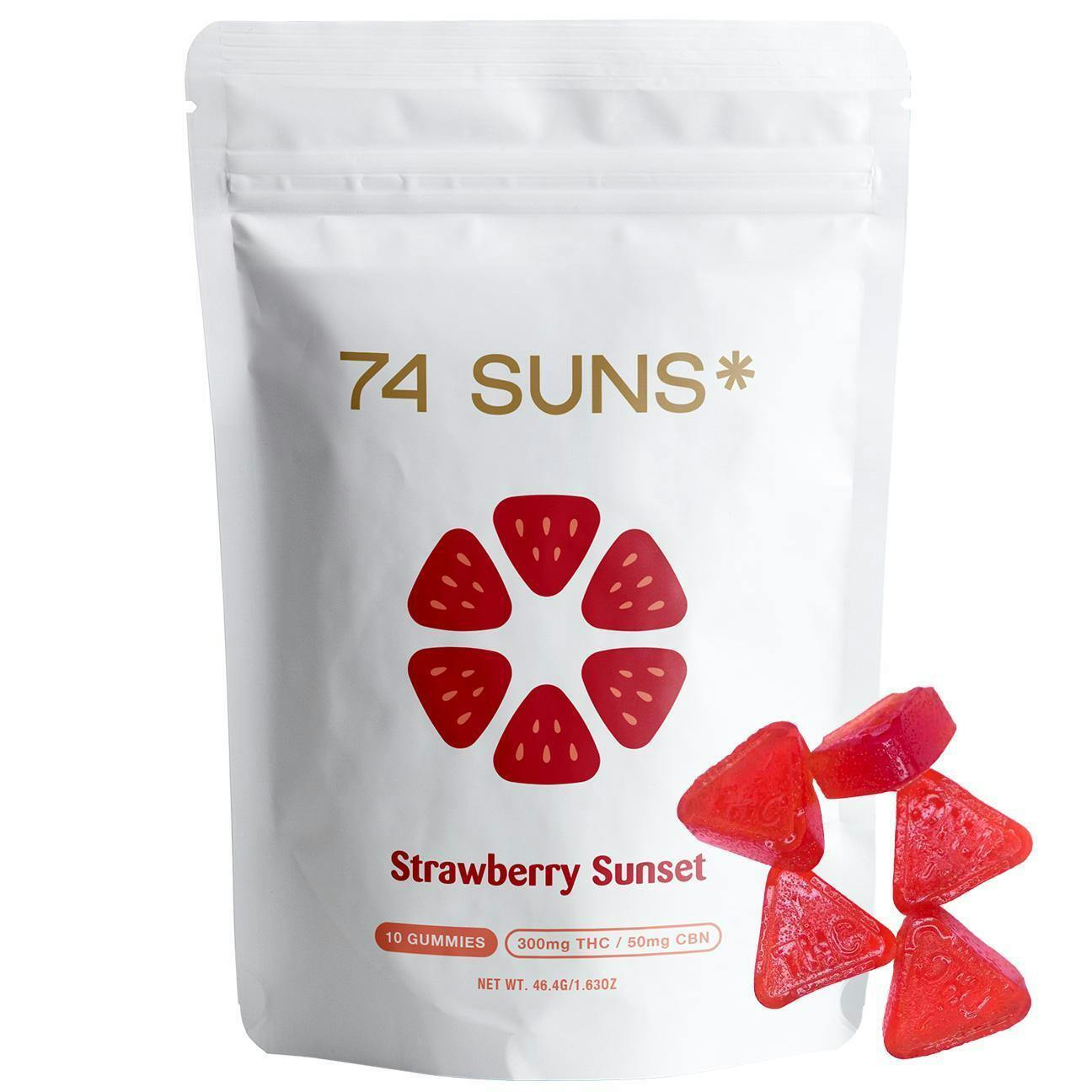 300mg Strawberry Sunset Gummies (74 Suns)
