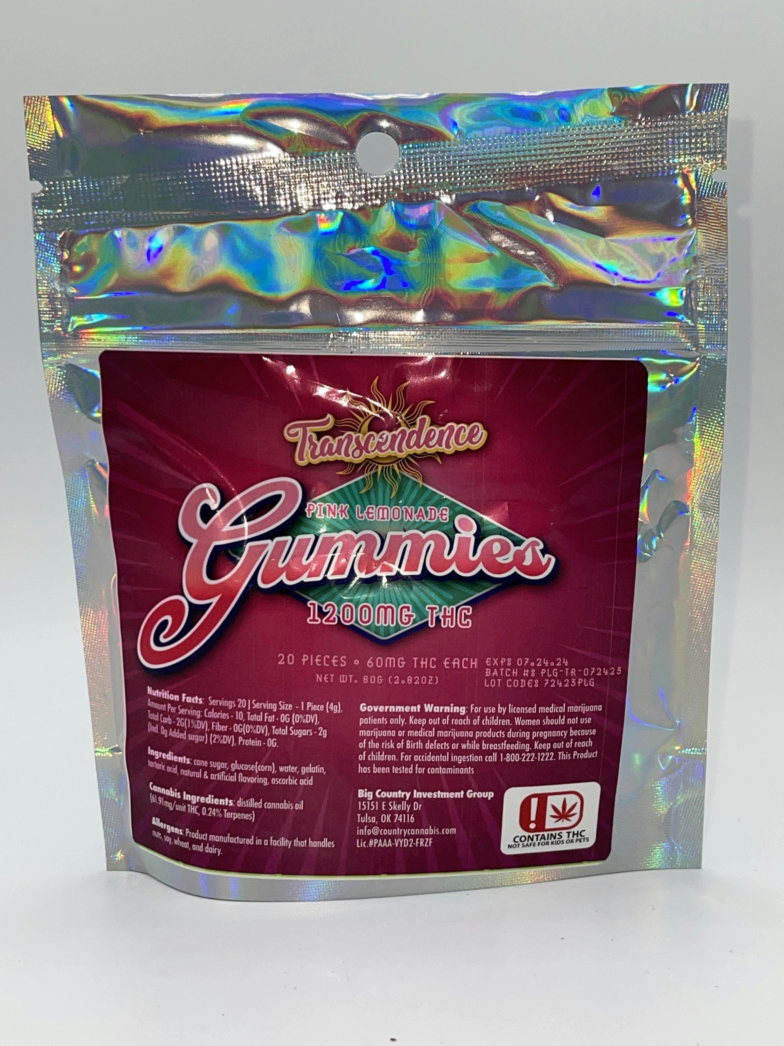 Transcendence | Pink Lemonade | 1000mg
