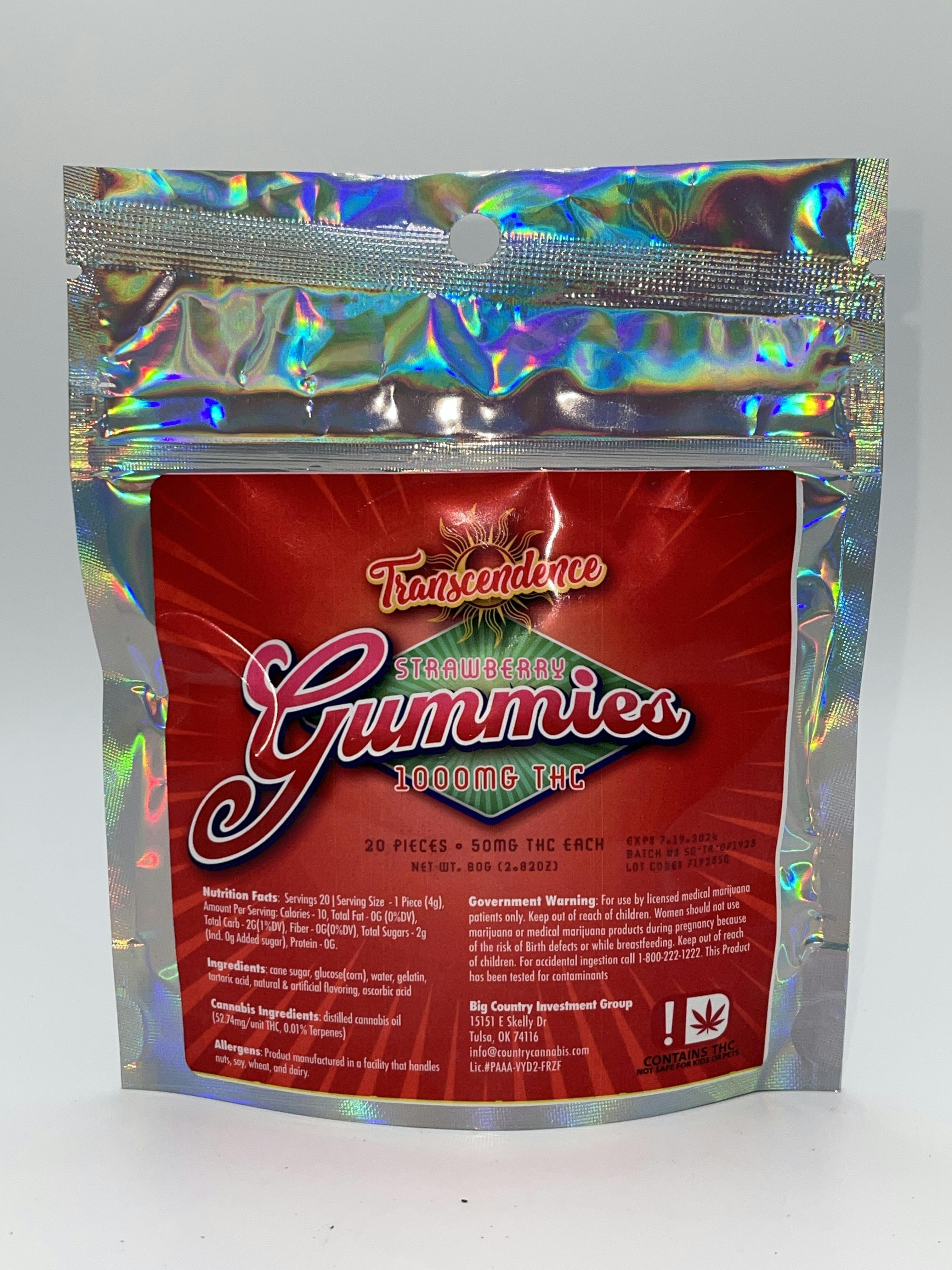 Transcendence | Strawberry | 1000mg