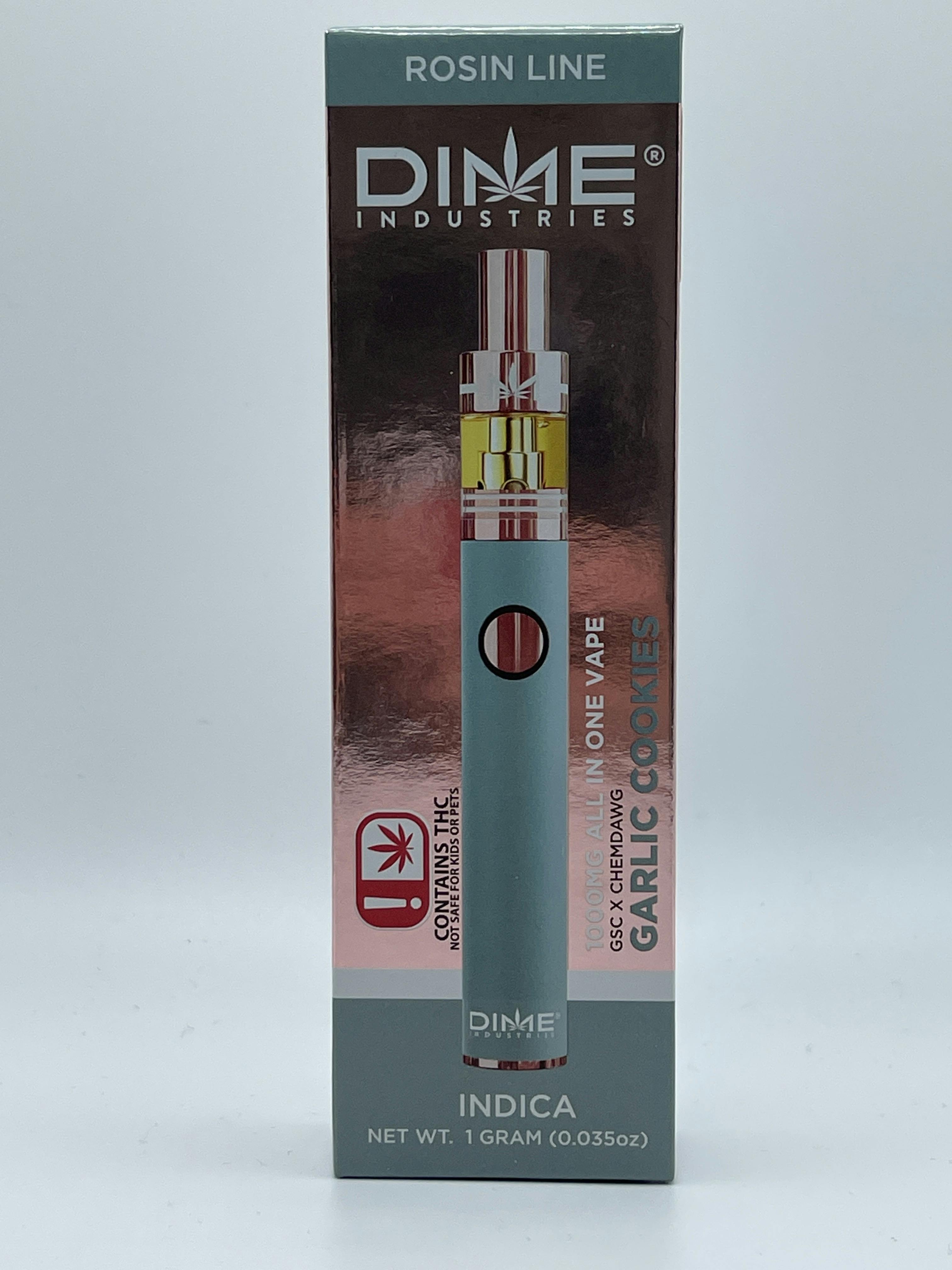 Dime | Rosin Line | Garlic Cookies| 1G| DISPOSABLES
