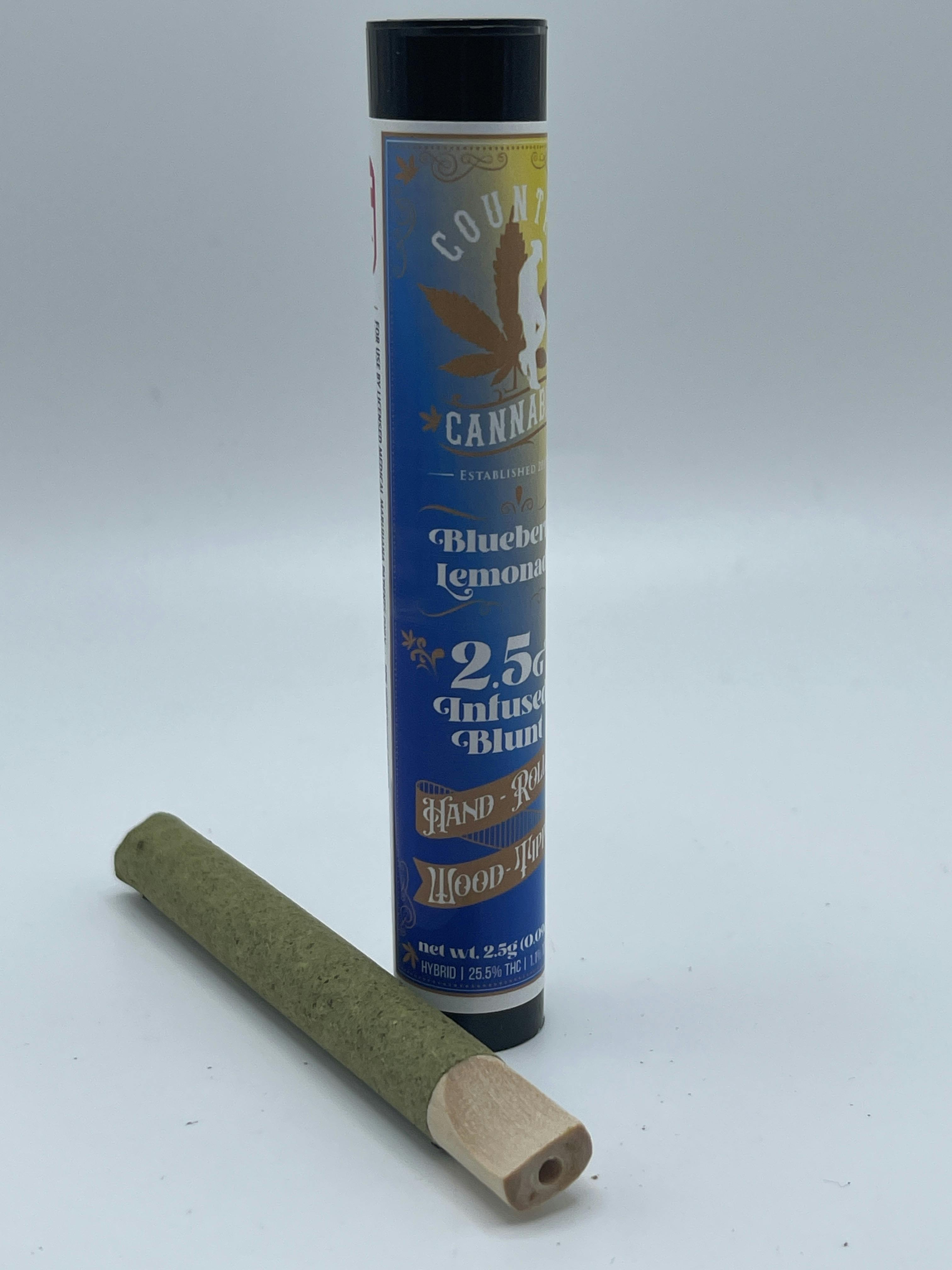 Country Cannabis | Blueberry Lemonade | Infused Blunt | 2.5G