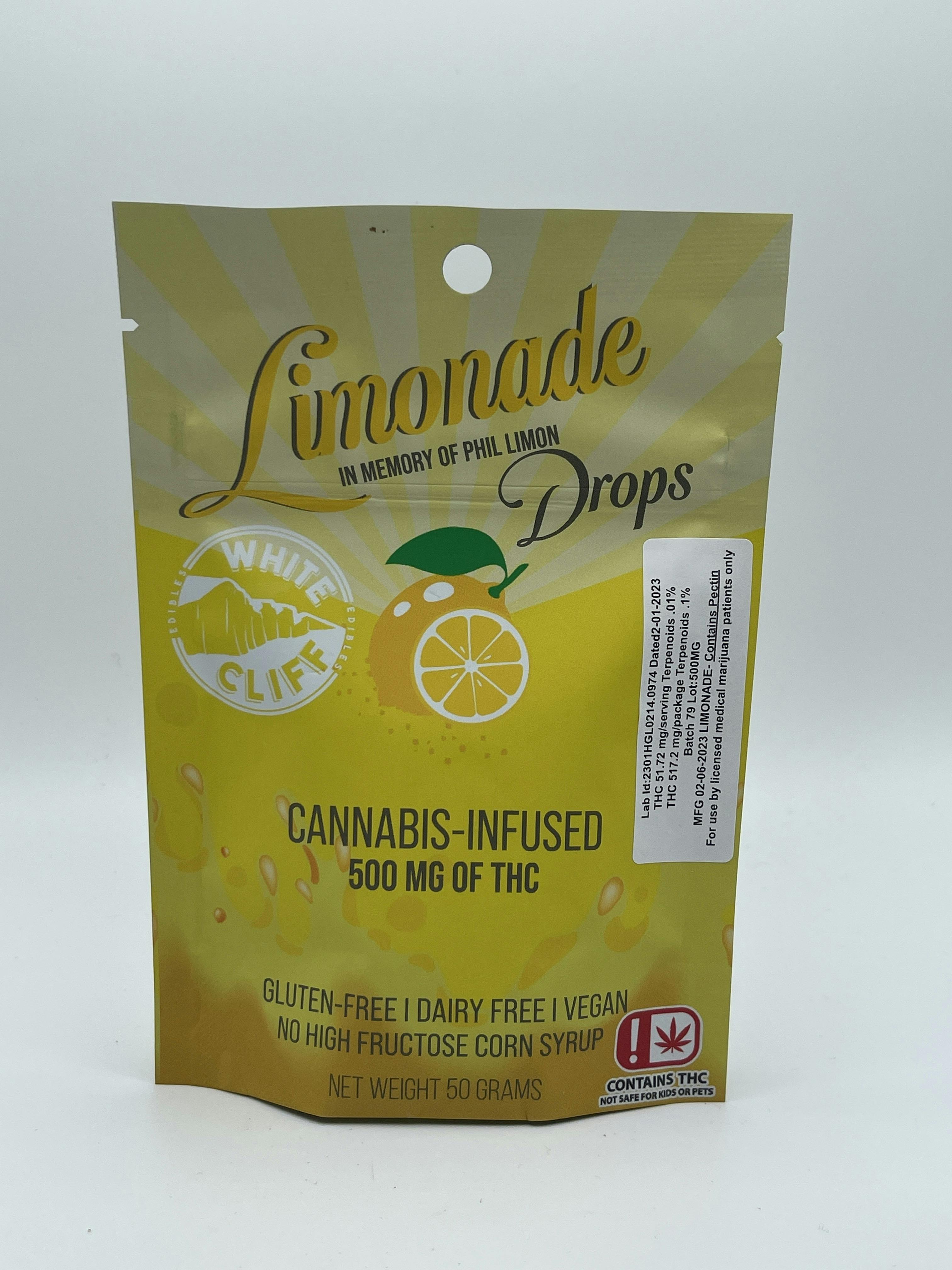 White Cliff | Limonade Drops | 500mg