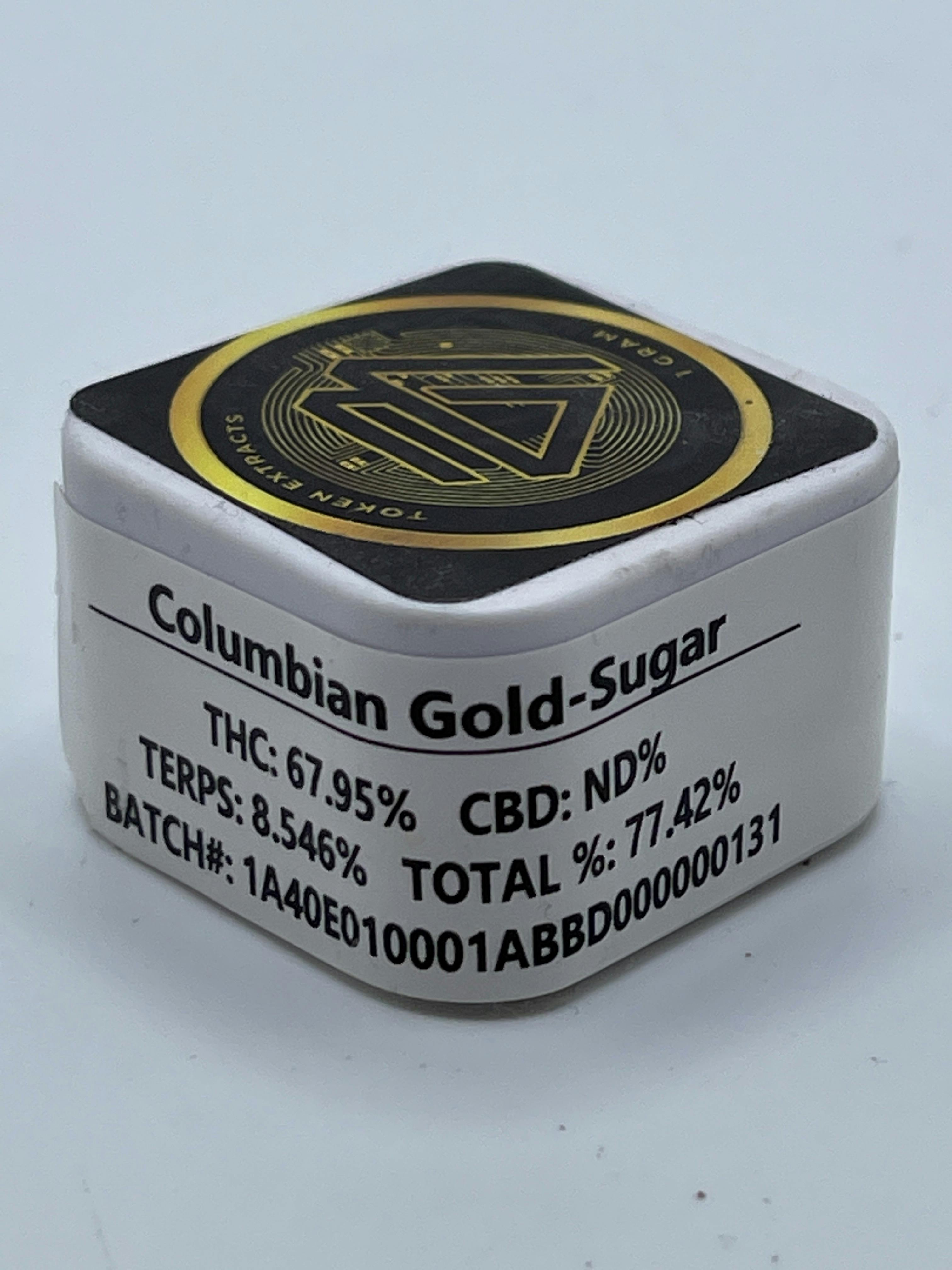 Token Extracts | Columbian Gold | Sugar | 1G