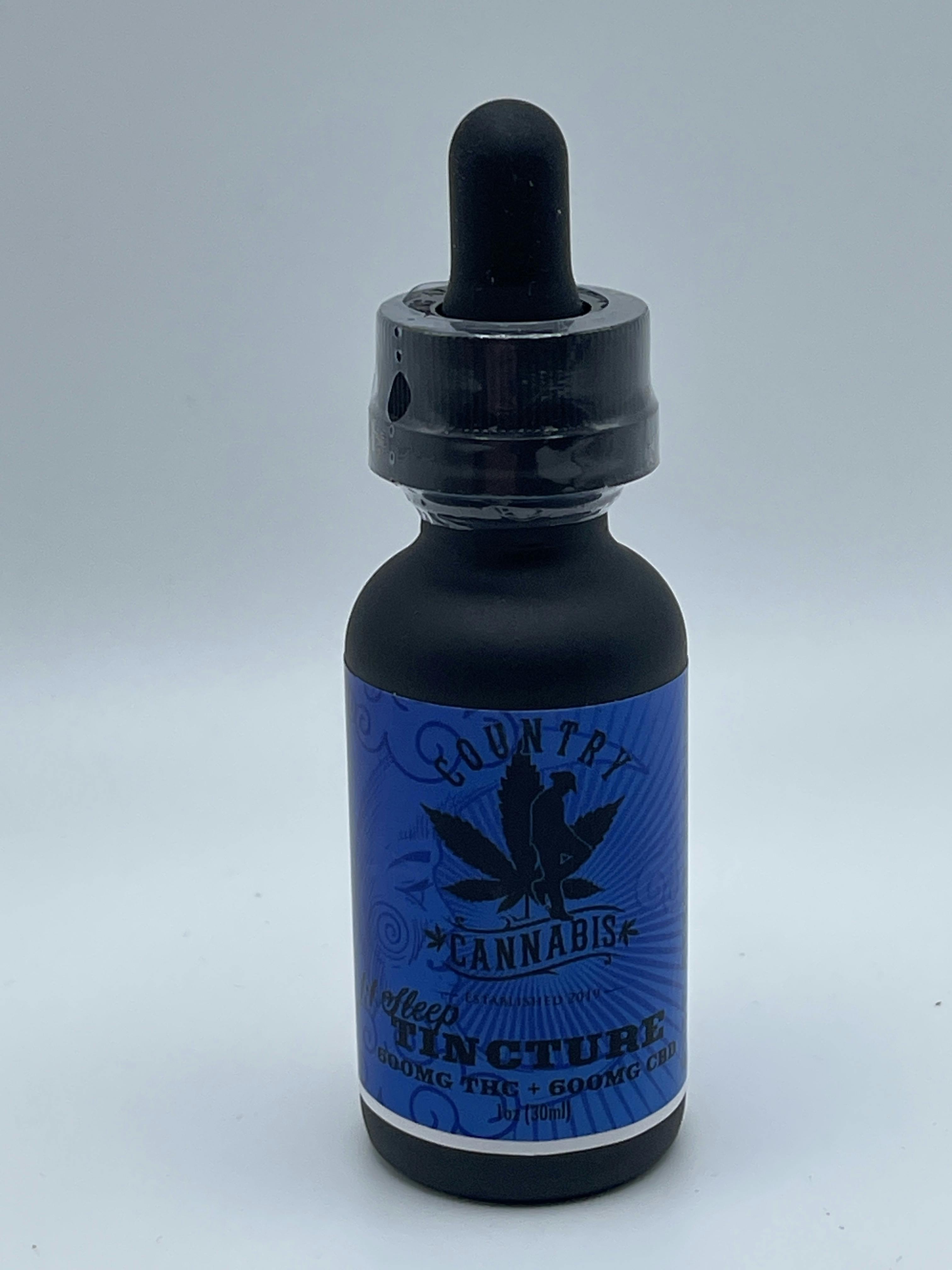 Country Cannabis | Sleep 1:1 | Tincture | 600mg THC\600mg CBD