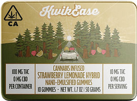 Kwik Ease: Kwik Ease Hybrid Strawberry Lemonade Nano Gummies