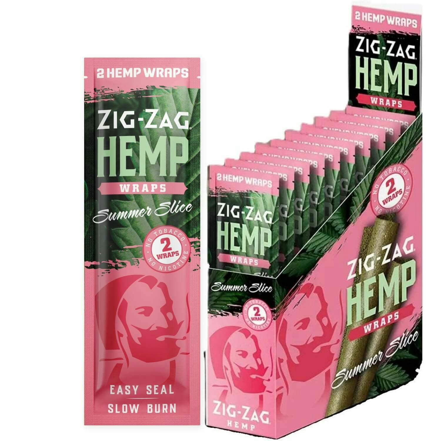 Zig Zag Summer Slice Hemp Wraps 2pk $2 ND