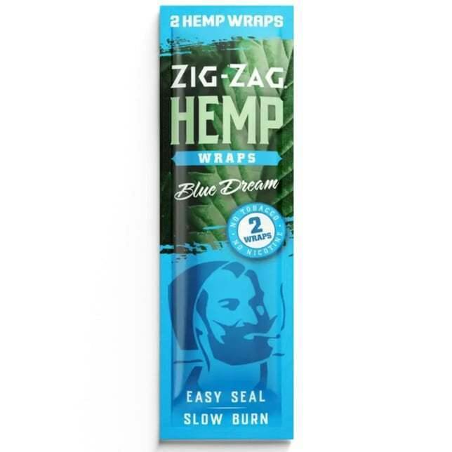 Zig Zag Blue Dream Hemp Wraps 2pk $2 ND