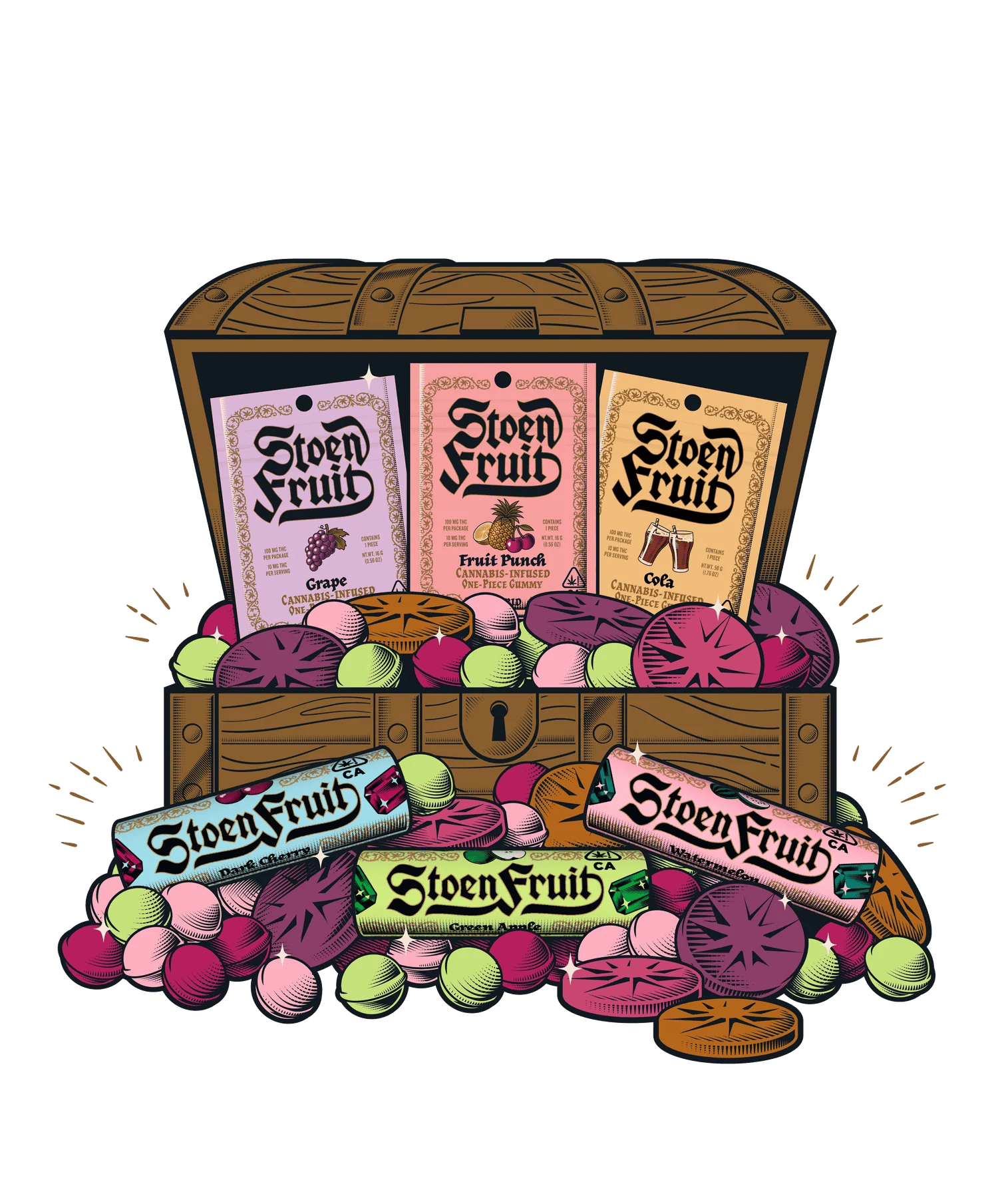 Stoen Fruit Watermelon Hard Candies