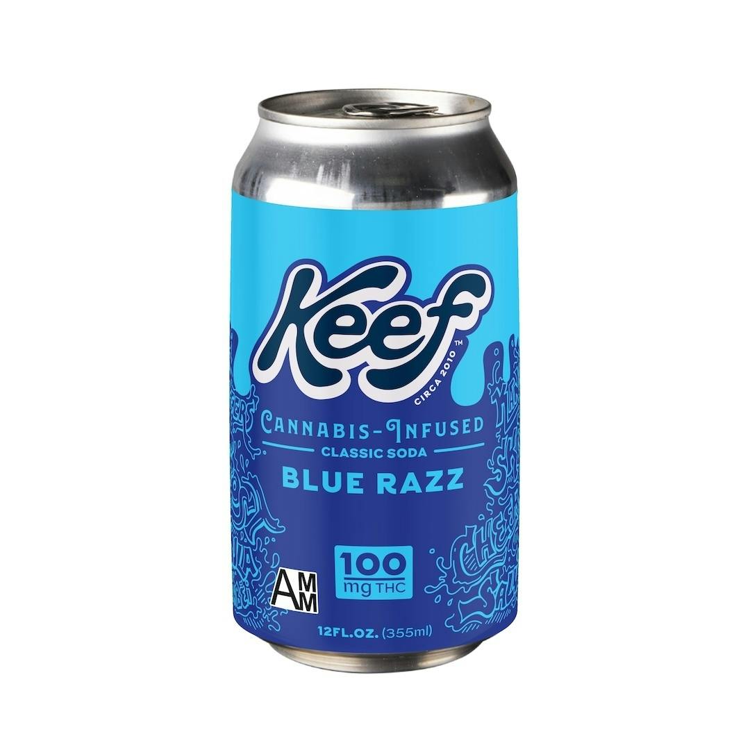 Keef - Edible - Beverage - Blue Razz - Hybrid - 100MG