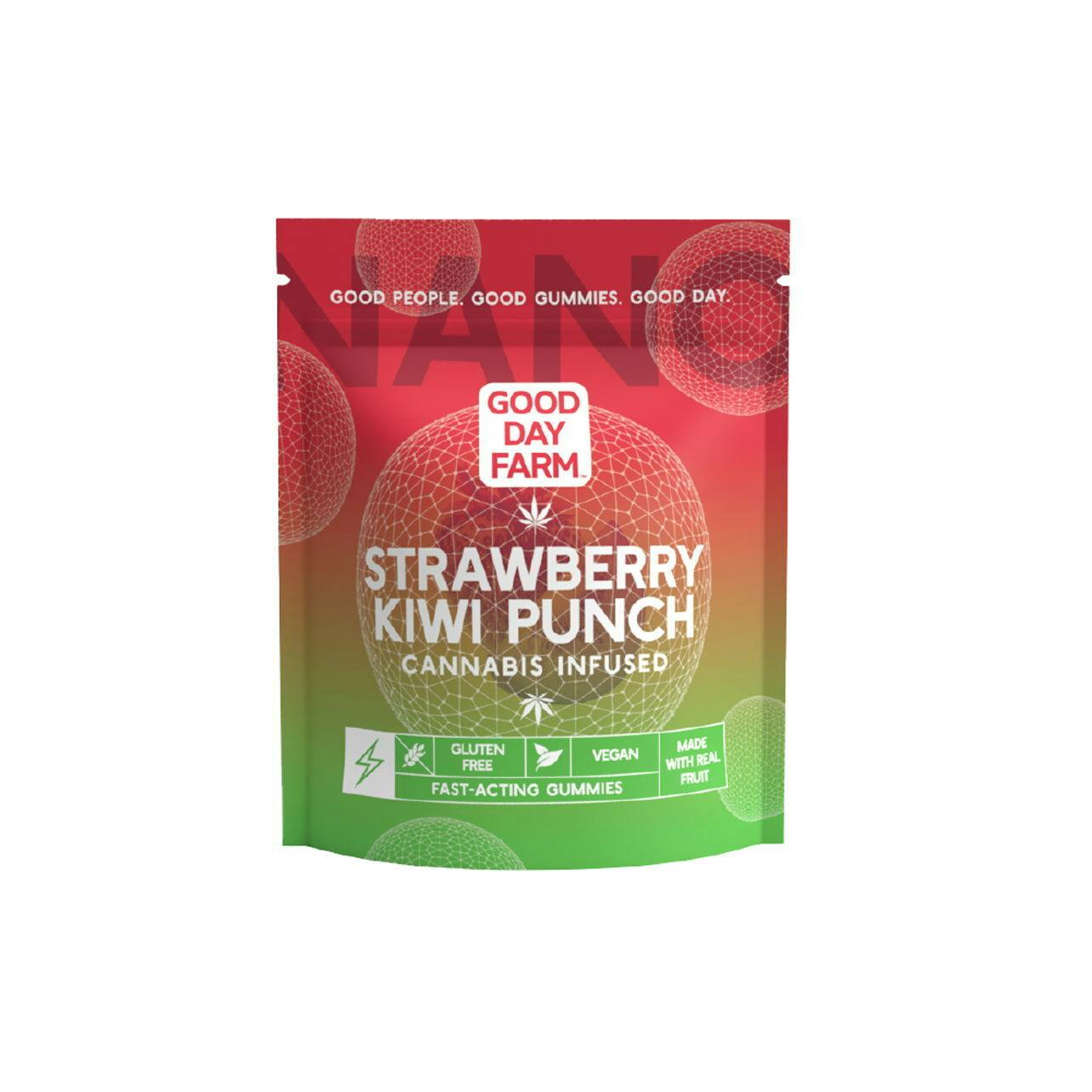 GDF - Edible - Gummies - Strawberry Kiwi Punch - Hybrid - 100MG at Speakeasy Dispensary
