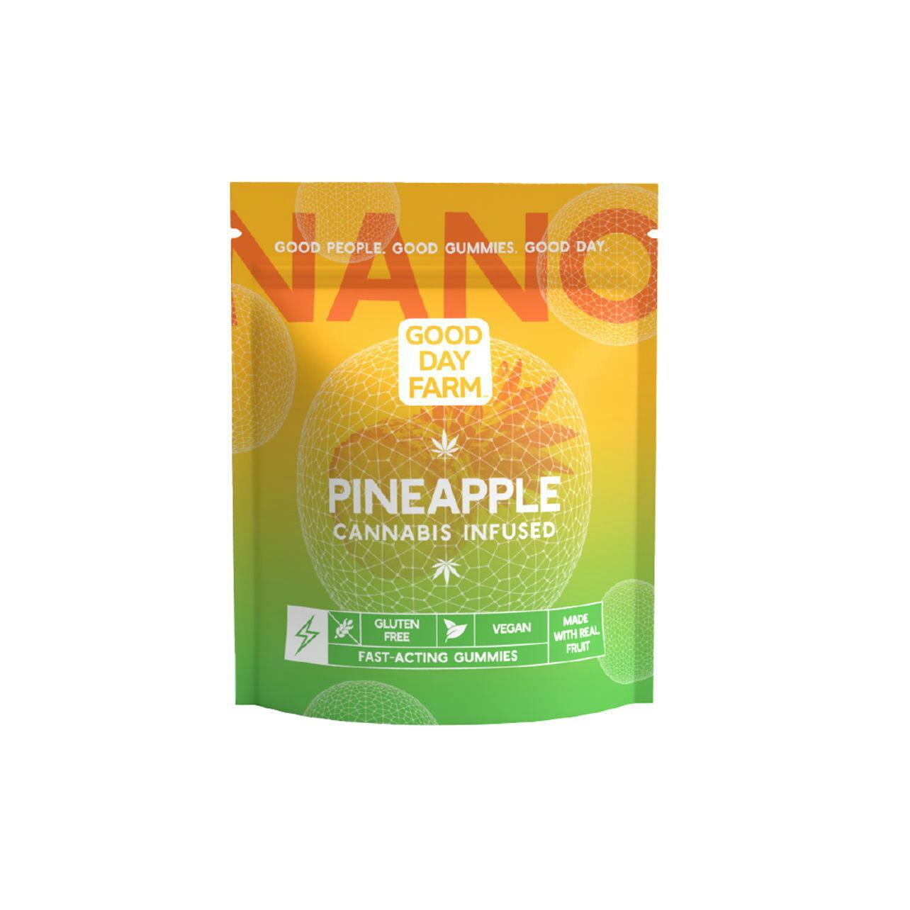 GDF - Edible - Gummies - Pineapple - Hybrid - 100MG at Speakeasy Dispensary