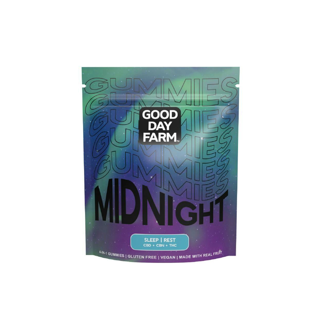 GDF - Edible - Gummies - Midnight - Indica - 200MG