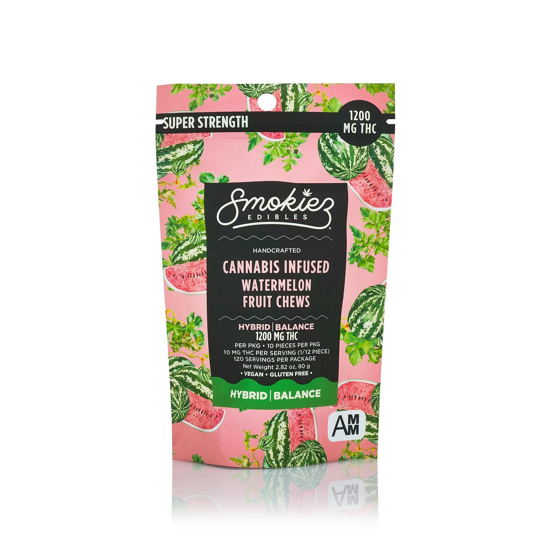 Smokiez - Edible - Gummies - Sweet Watermelon - Hybrid - 1200MG