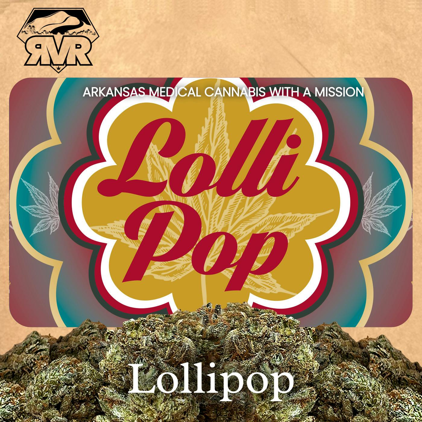 RVR - Flower - Buds - Lollipop - Indica Hybrid - 14G