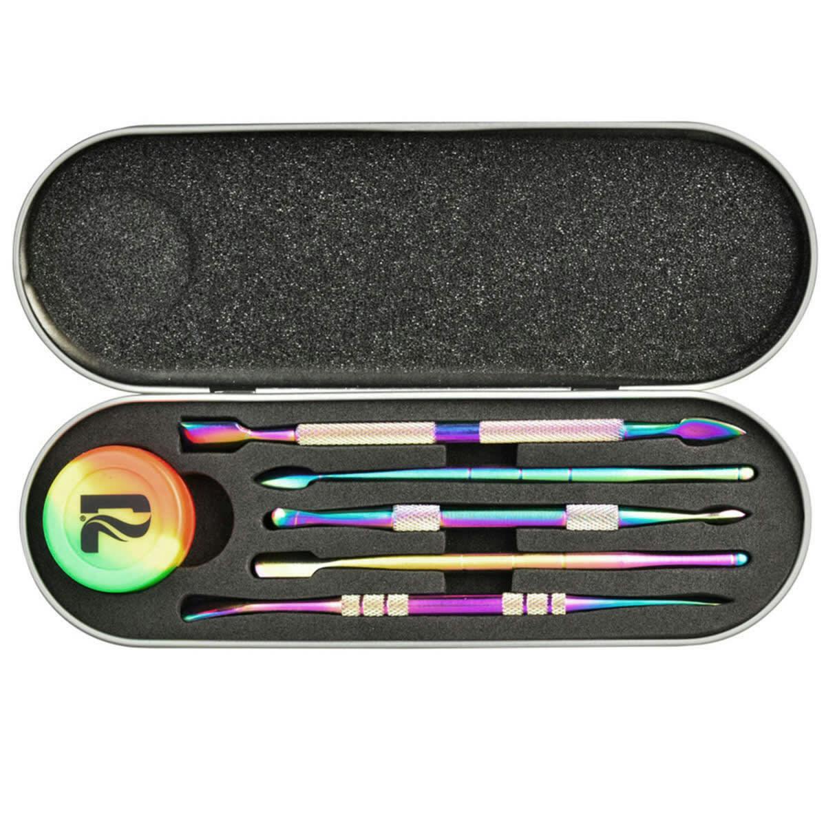 6-Piece Tool Kit & Case - Rainbow