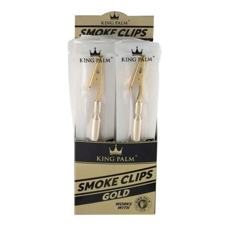 Gold Smoke Clip Display by King Palm