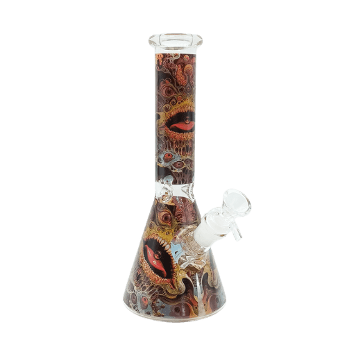10 INCH NATURES EYE BONG - STONED EYE