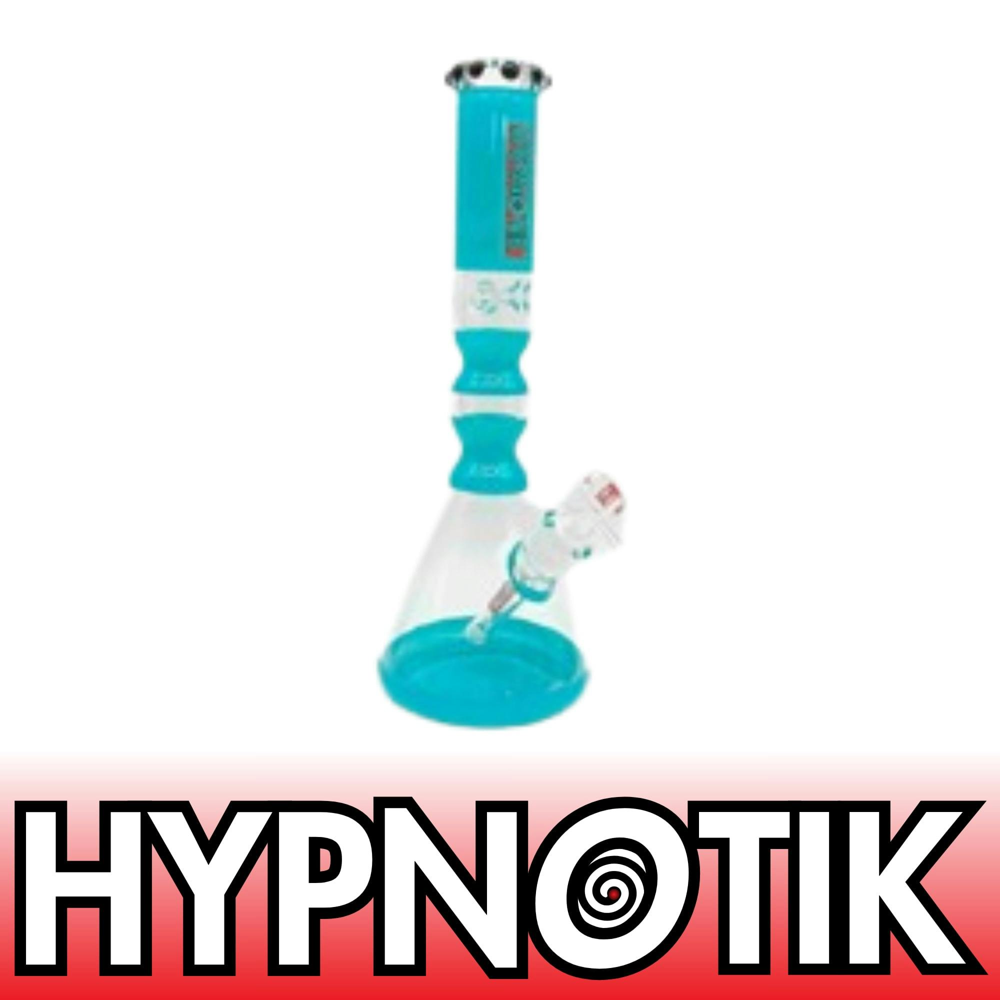 HYPNOTIK 16 Inch 7mm Groovy Curves Bong assorted colors