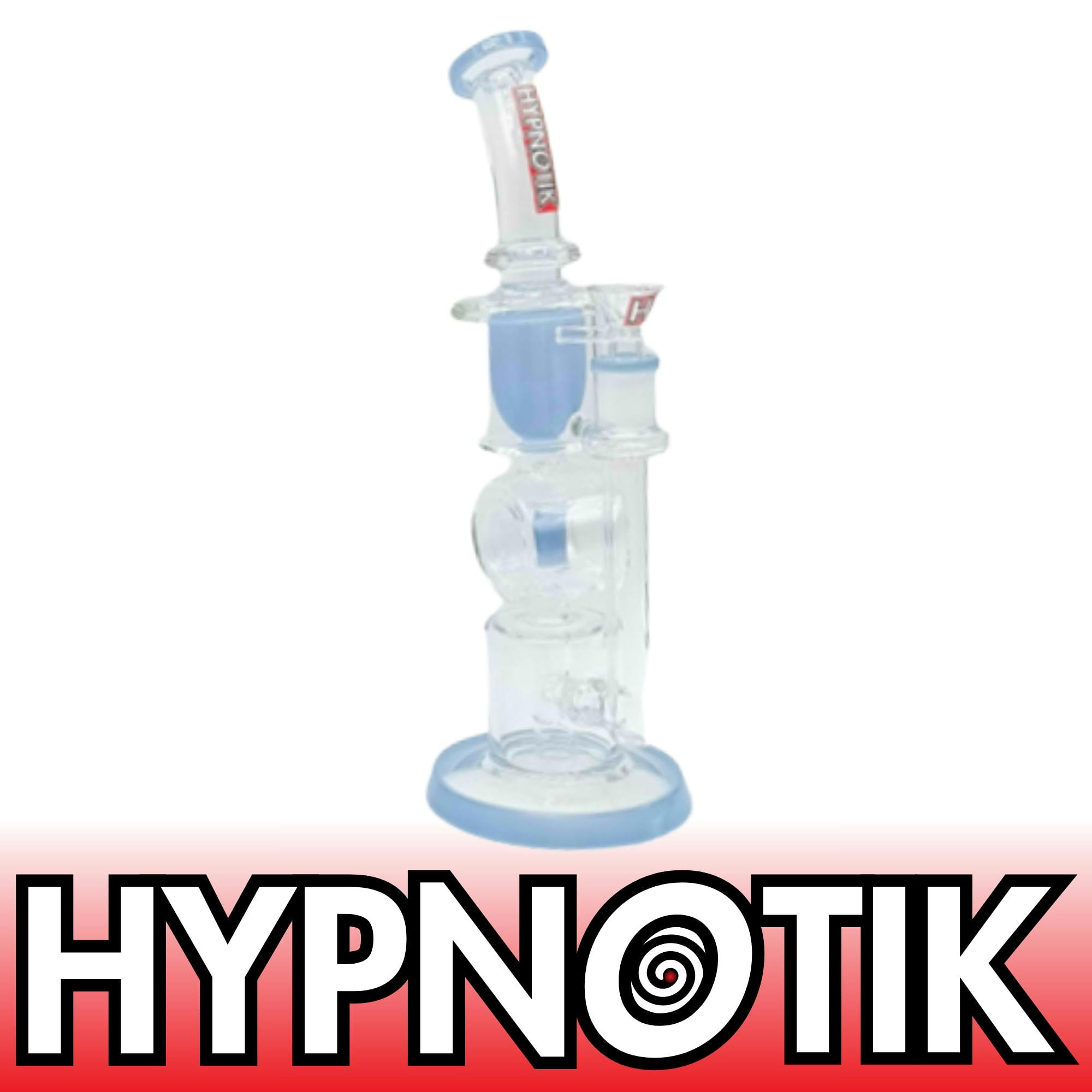 HYPNOTIK 12 Inch Newburrue Rig w/ Bowl & Quartz Banger assorted colors