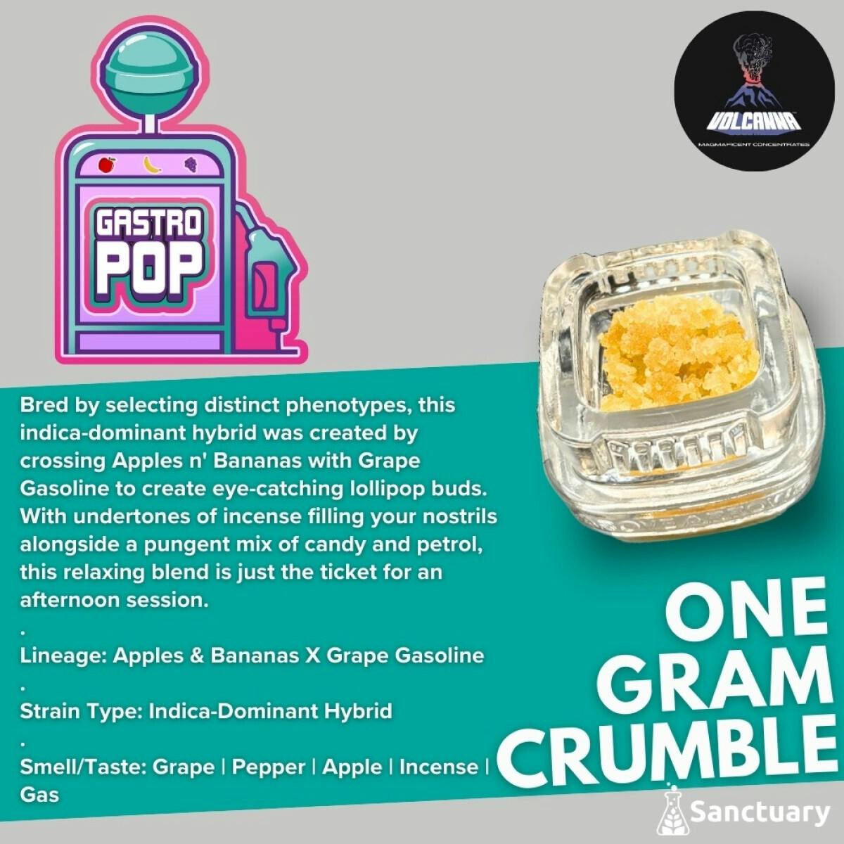 Volcanna Crumble (1.0g) Parmesan
