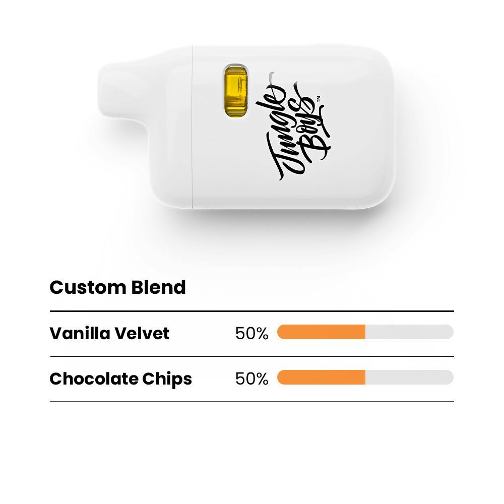 Vanilla Velvet + Chocolate Chips - 0.5g Live Rosin Vape Pen