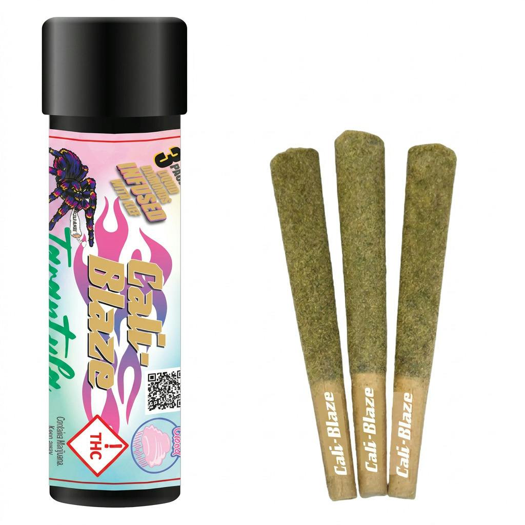 Cotton Cloud-(S)-Tarantula Preroll 3pk-3g-Cali Blaze