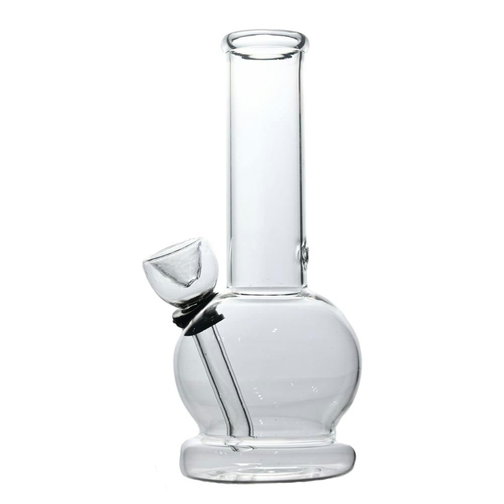 6" Transparent Glass Water Bong