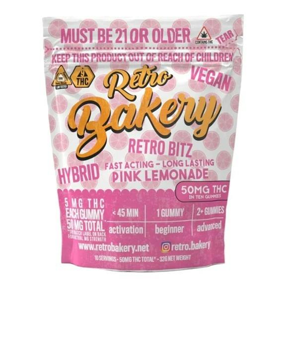Sour Pink Lemonade Bitz 50mg THC