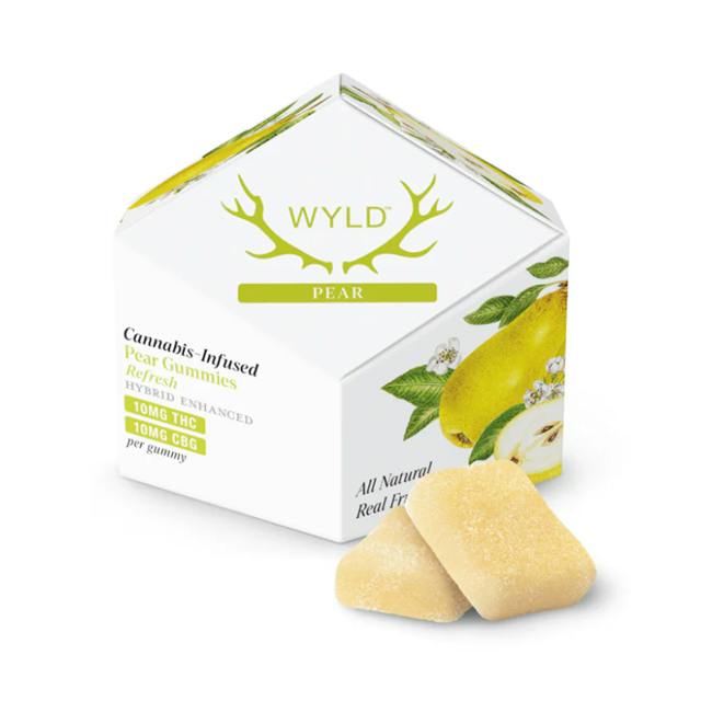 WYLD Gummy Delta-9 50mg | Pear | Hybrid