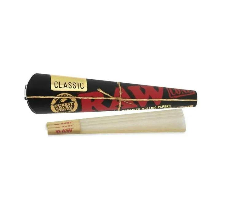 RAW - King Size Black Classic Cones 32pk