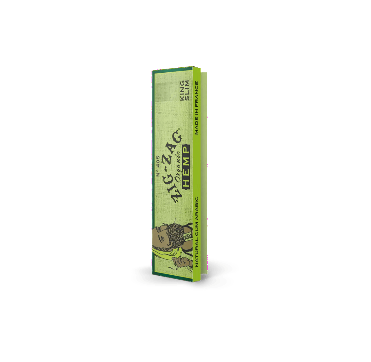 ZIG ZAG - King Size Organic Hemp Slim Rolling Paper, 24pc/box