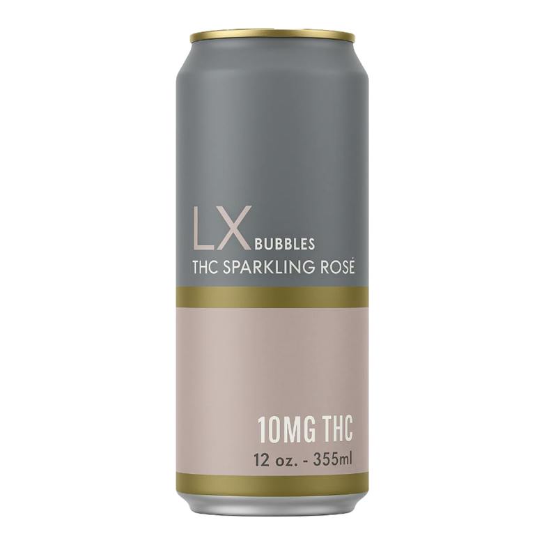 LX Bubble Wine Sparkling Rose 10MG THC