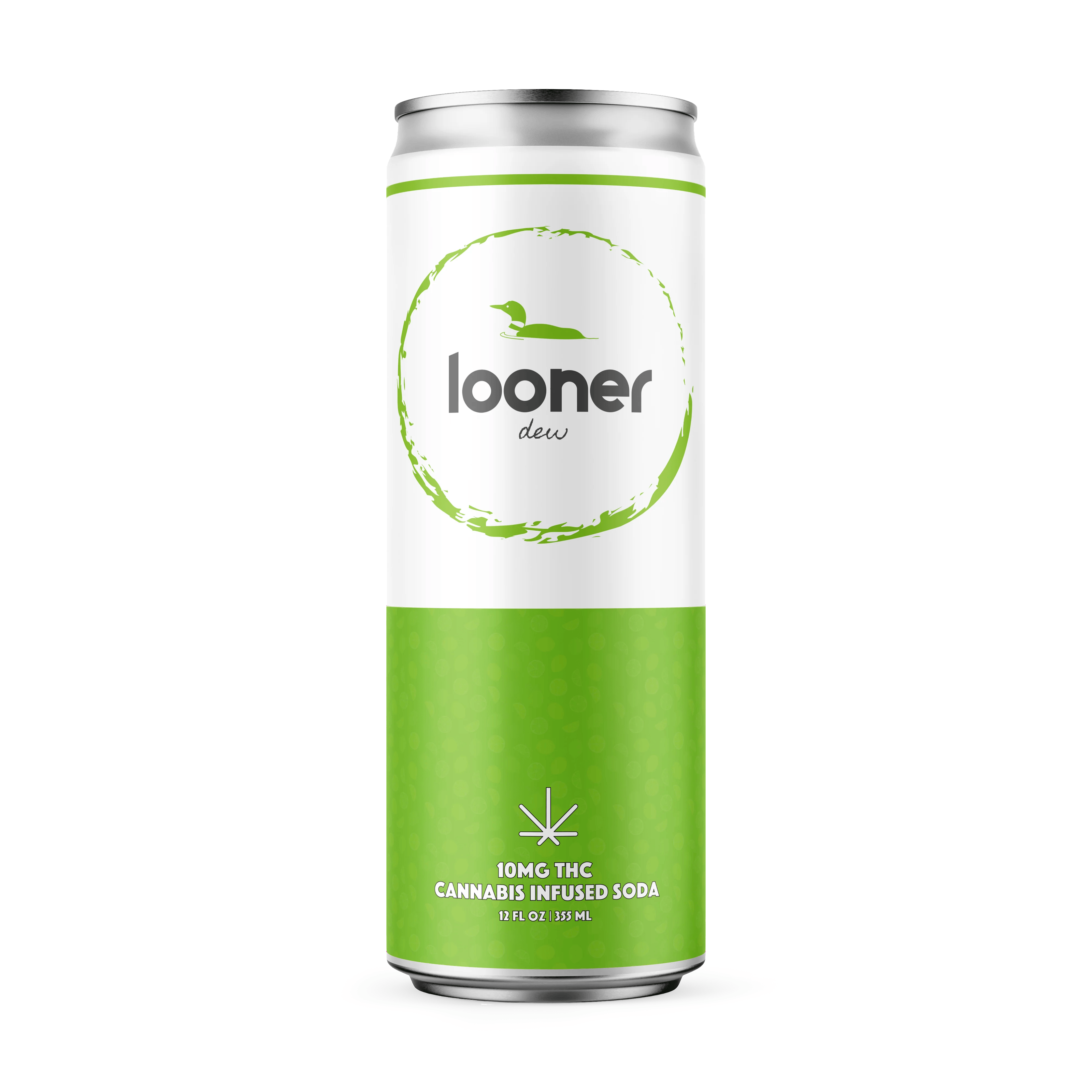 Looner Legal THC Cannabis Soda 10mg, 12oz | Dew