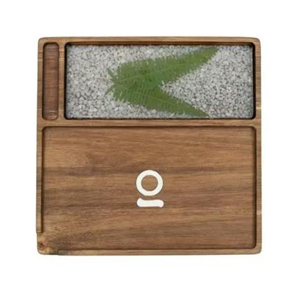 Ongrok Roll Tray Leaf Wood