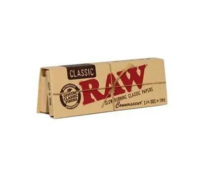 Raw | Connoisseur Rolling Papers | 1 1/4 Tip