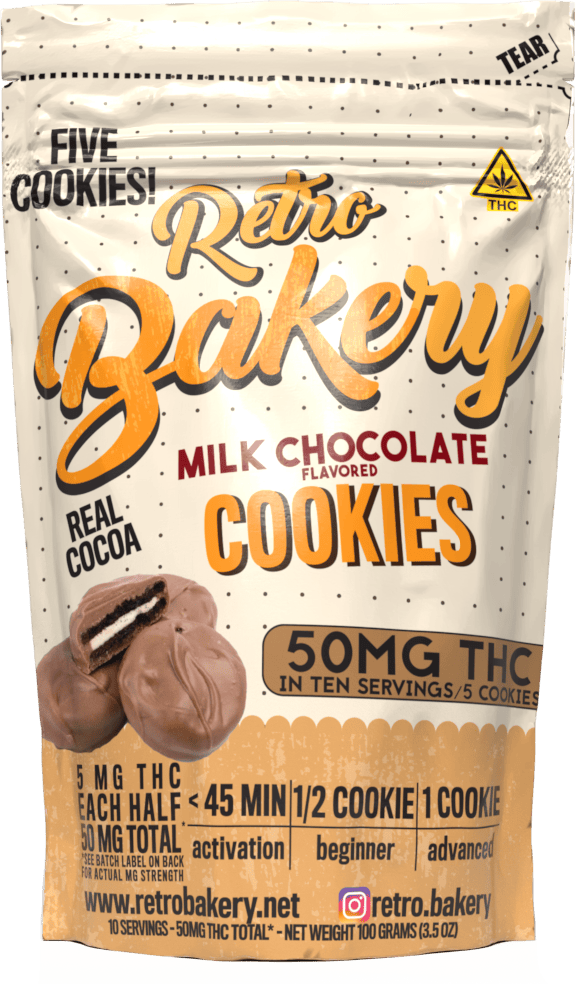 Milk Chocolate Covered Cookies 50MG THC
