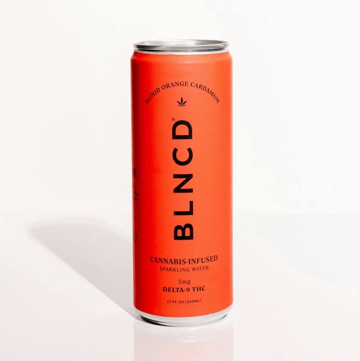 BLNCD - THC Sparkling Water - Blood Orange Cardamom