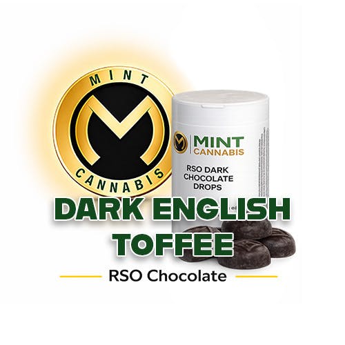 Mint Premium - Chocolate Drops RSO 100mg - Dark English Toffee