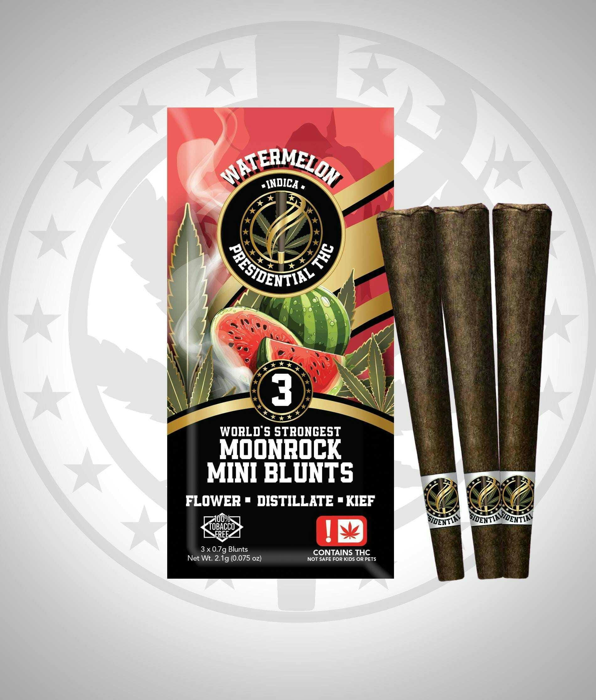 Watermelon — Pee-wee Mini Moonrock Blunt - 1 Item
